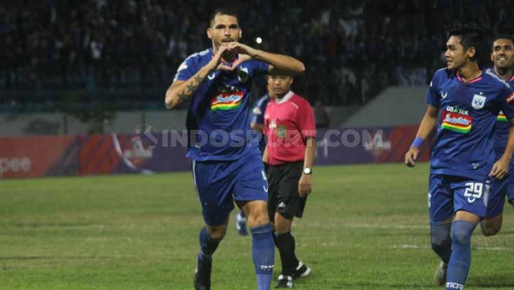 Aksi selebrais pemain PSIS Semarang