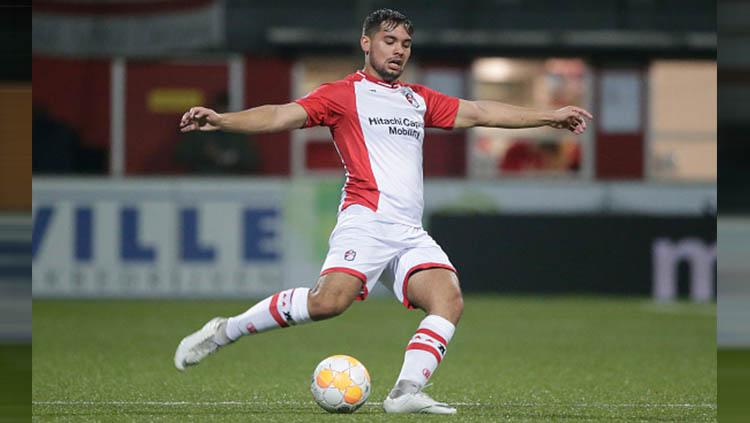 Pemain FC Emmen Keziah Veendorp yang memiliki darah keturunan Indonesia Copyright: Erwin Otten/Soccrates/Getty Images