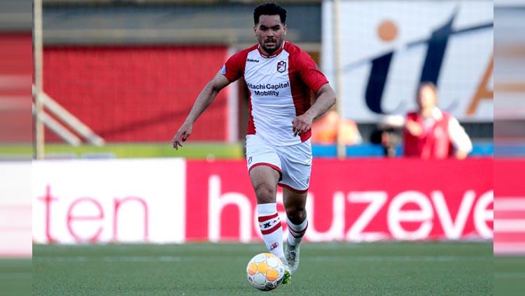 Pemain FC Emmen Keziah Veendorp yang memiliki darah keturunan Indonesia Copyright: Peter Lous/Soccrates/Getty Images