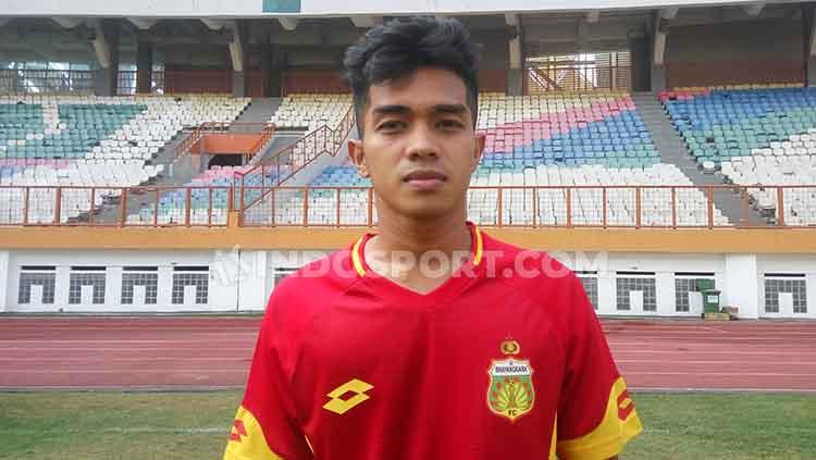 Amanar Abdillah, Alumni Garuda Select yang kini bermain untuk Bhayangkara U-20. Copyright: Shintya Anya Maharani/INDOSPORT