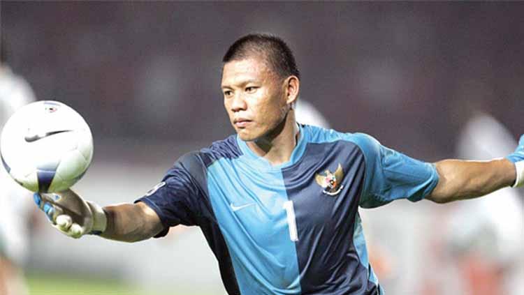 Legenda kiper Tim Nasional Indonesia, Jendri Pitoy. Foto: striker.id.