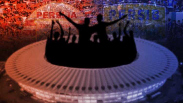 Persija Jakarta vs Persib Bandung di GBK.