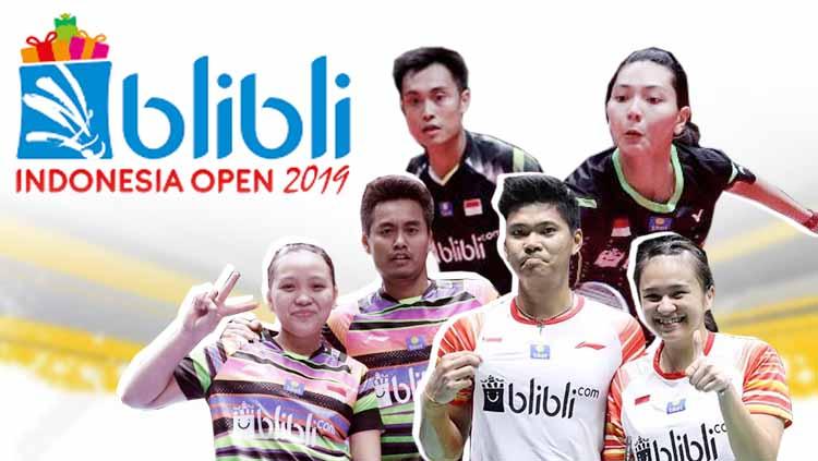 Praveen Jordan/Melati Daeva Oktavianti, Hafiz Faizal/Gloria Emanuelle Widjaja, Tontowi Ahmad/Winny Oktavina Kandow