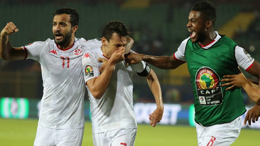 Selebrasi kemenangan Tunisia atas Madagaskar, Gehad Hamdy/picture alliance via Getty Images