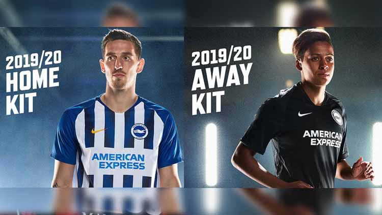 Jersey Home & Away Brighton & Hove Albion 2019/20 Copyright: fourfourtwo