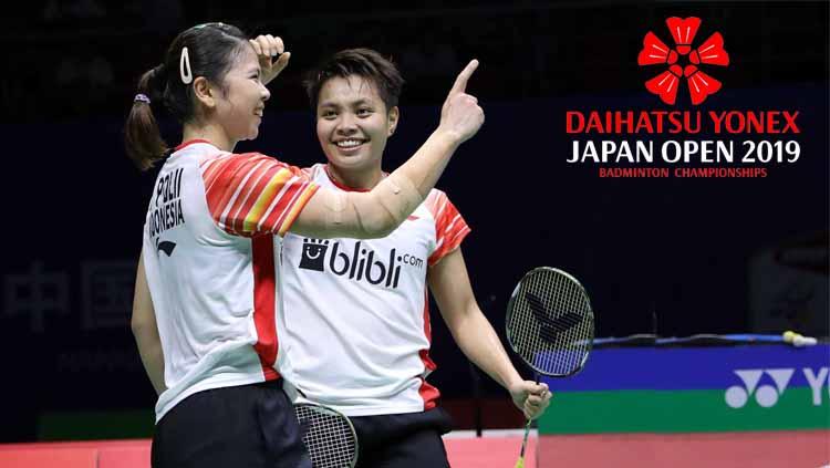 Greysia Polii dan Apriyani Rahayu, Daihatsu Yonex Japan Open 2019. Foto: badmintonindonesia.org - INDOSPORT