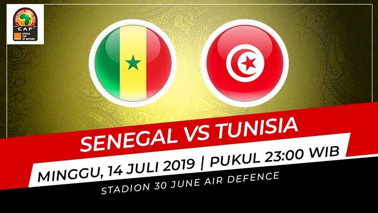 Pertandingan Senegal vs Tunisia. - INDOSPORT
