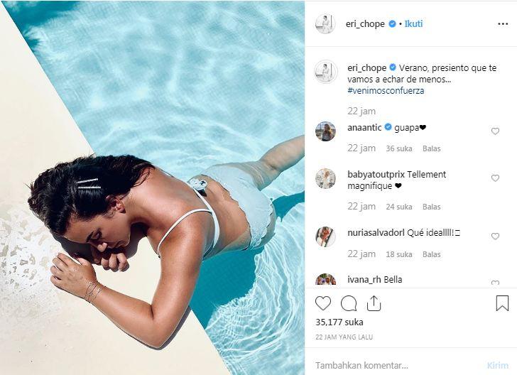 Griezmann Gabung Barcelona, Sang Istri Pamer Bagian Vital Sambil Curhat Copyright: Instagram @eri_chope