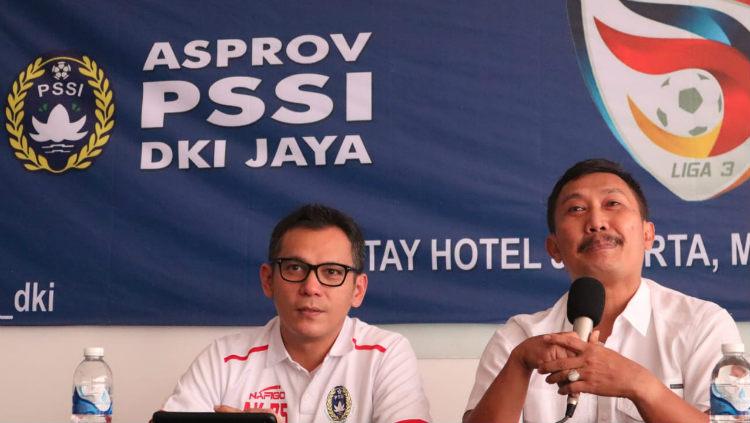 Workshop Asprov PSSI DKI Jaya, Minggu (14/07/19).