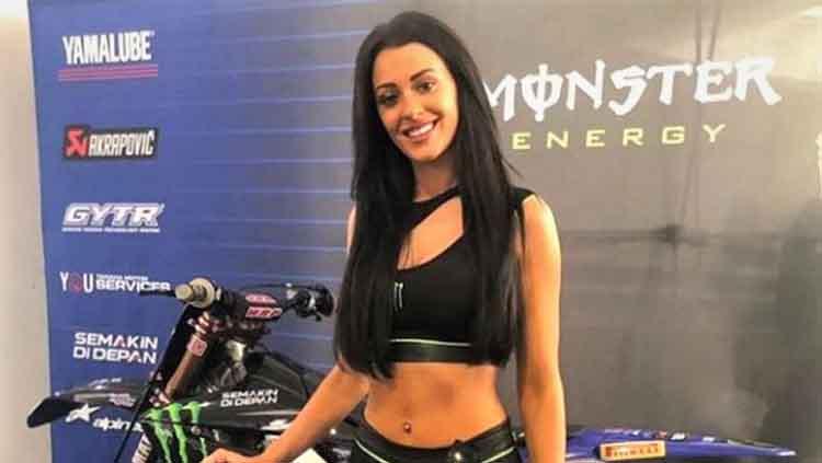 Shannen Donohue saat berada di Sirkuit MXGP BSB, Kota Semarang. - INDOSPORT