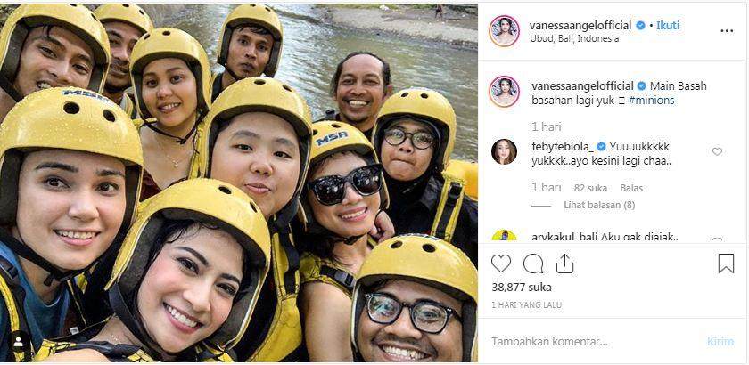 Ajak Netizen Olahraga Sambil Main Basah-basahan, Vanessa Angel Dianggap Makin Binal Copyright: Instagram @vanessaangelofficial