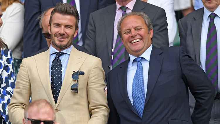 David Beckham rutin menonton laga Wimbledon dari tahun ke tahun.