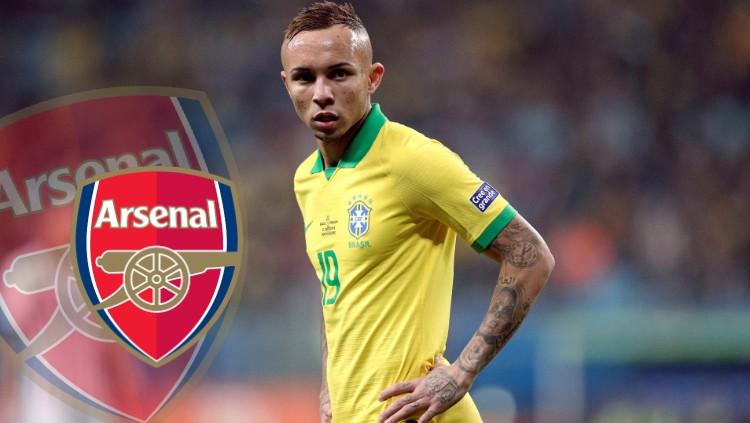 Everton Soares dikabarkan selangkah lagi gabung Arsenal. (Foto: Daily Post Nigeria) - INDOSPORT