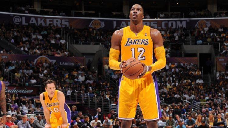 Dwight Howard saat masih berseragam LA Lakers. Copyright: nba.com