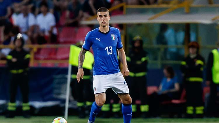 Bek Timnas Italia, Gianluca Mancini dilaporkan segera merapat ke AS Roma Copyright: TF-Images/GettyImages