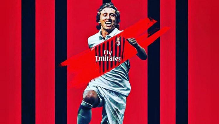 Luka Modric diisukan bakal gabung AC Milan Copyright: https://www.instagram.com/irish_madridista/