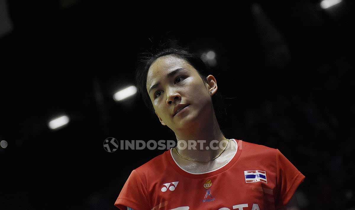 Nitchaon Jindapol, salah satu pemain bulutangkis Thailand. Foto: Herry Ibrahim/INDOSPORT.