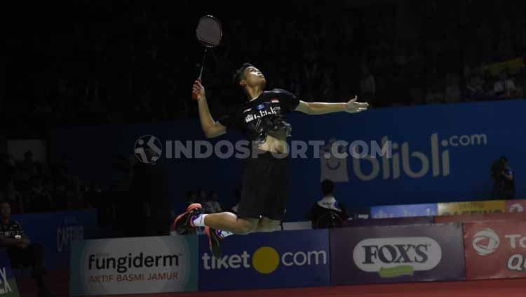 Tunggal putra Indonesia, Anthony Ginting. Foto: Herry Ibrahim/INDOSPORT.