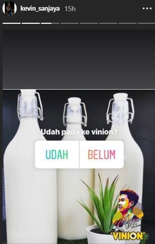 Kevin Sanjaya Jualan Susu di Instagramnya Copyright: instagram.com/kevin_sanjaya