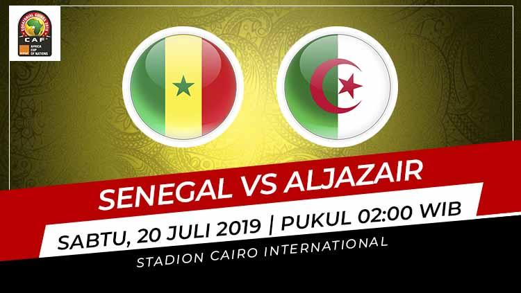 Pertandingan Senegal vs Aljazair.