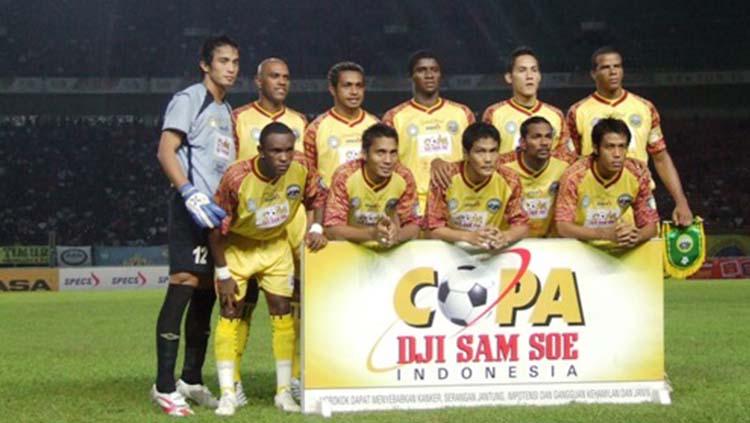 Sriwijaya FC kala berlaga di Copa Indonesia 2007. Copyright: sriwijayafc1.wordpress.com