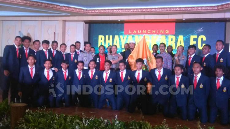 Skuat Bhayangkara FC U-20 resmi diperkenalkan.