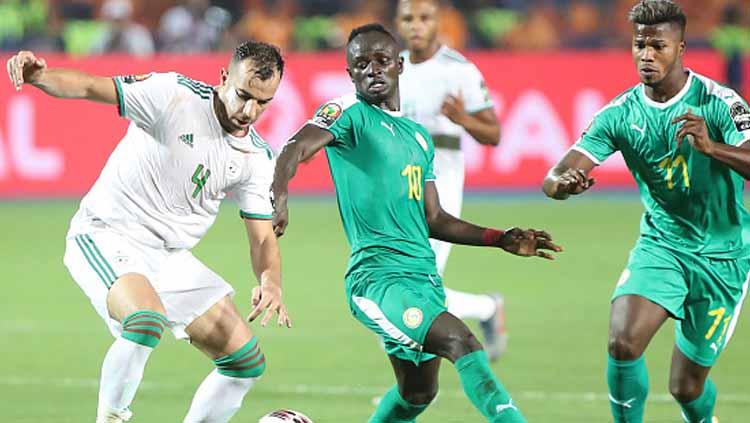 Duel pemain Timnas Senegal vs Aljazair di Piala Afirka 2019