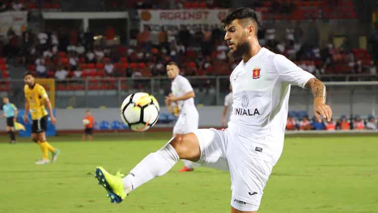 Mario Fontanella bersama klubnya Valletta FC. Copyright: Valletta FC