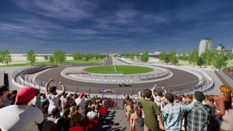 Rancangan Sirkuit Formula 1 GP Vietnam untuk kalender balapan tahun 2020.