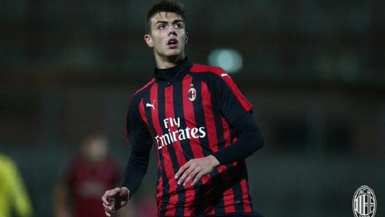 Daniel Maldini, anak kedua dari legenda Milan, Paolo Maldini.