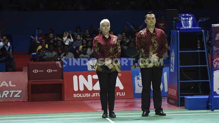 Umpire di Indonesia Open 2019 kenakan batik