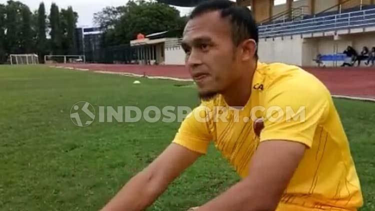 Airlangga Sucipto, striker Sriwijaya FC Copyright: Muhammad Effeni/INDOSPORT