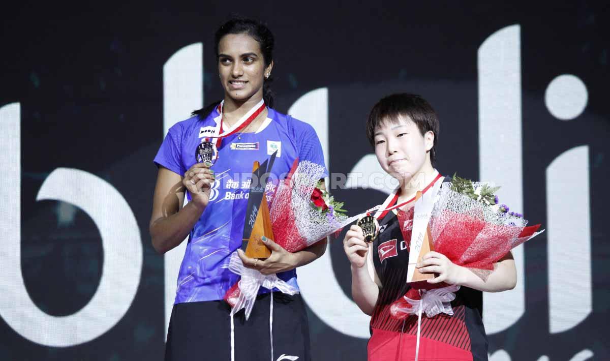 Akane Yamaguchi dan P.V. Sindhu sama-sama berada di daftar unggulan BAC 2023. Foto: Herry Ibrahim/INDOSPORT.