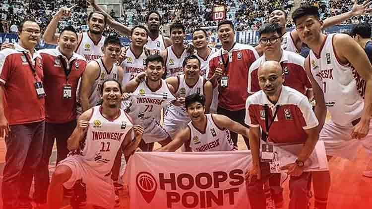 Timnas Basket putra Indonesia mengikuti turnamen Hualien City Kwen Fu 2019 di Taiwan. - INDOSPORT