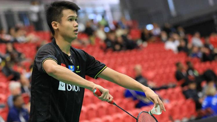 Tunggal putra Indonesia, Christian Adinata dijuluki sebagai Vito Junior usai menjadi pahlawan di Kejuaraan Bulutangkis Asia (BATC) 2022. - INDOSPORT