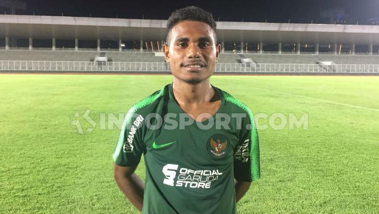 Krismon Wombaibobo, pemain Timnas Indonesia U-23 dari Persewar. - INDOSPORT