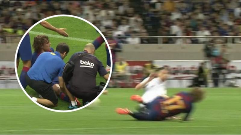 Tekel Horror Jorginho ke Antoine Griezmann di Laga Barcelona vs Chelsea.