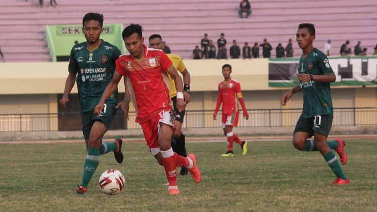 Situasi pertandingan Persis Solo vs Persatu Tuban di Liga 1 2019. Copyright: Media Persis