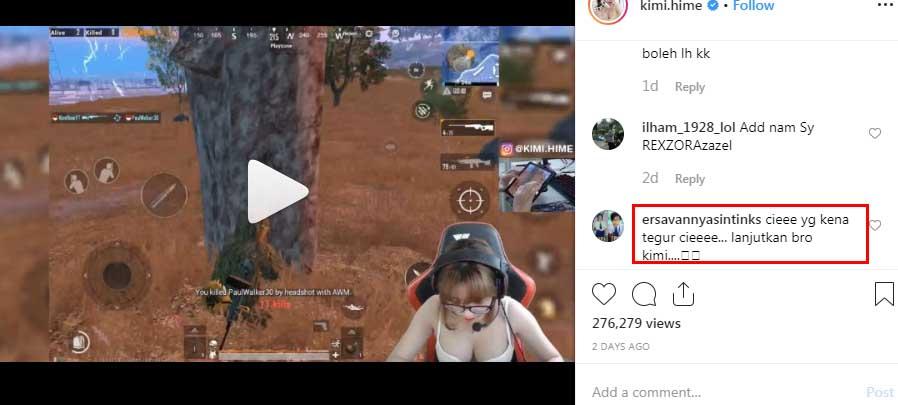 Komentar Netizen Kimi Hime. Copyright: Instagram Kimi Hime