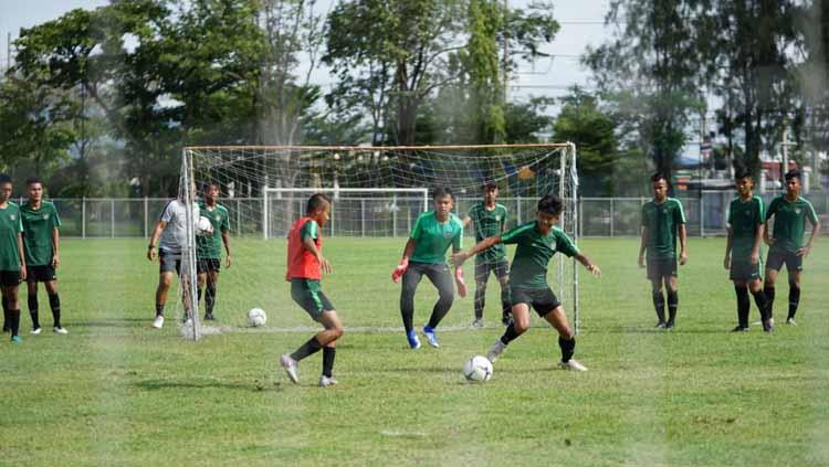 Suasana latihan Timnas Indonesia U16 jelang Piala AFF. Foto: PSSI - INDOSPORT