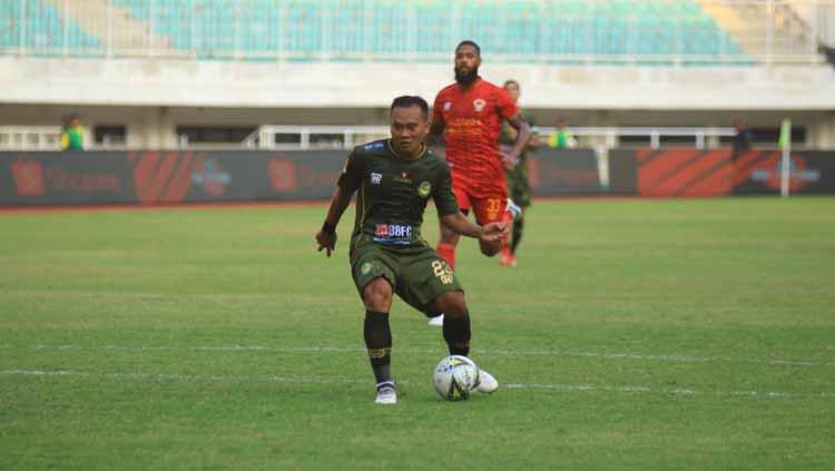 Indosport - Pertandingan Tira Persikabo vs Kalteng Putra di Stadion Pakansari, Cibinong, Bogor, Jawa Barat, dalam lanjutan pekan ke-11 Liga 1 2019, Jumat (26/07/19). Foto: Media Tira-Persikabo