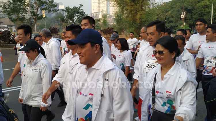 Acara Olympic Day Run diikuti orang penting seperti, Erick Thohir.