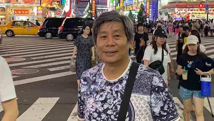 Herry Iman Pierngadi saat menikmati kota Jepang.