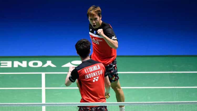 Jadwal pertandingan wakil Indonesia di turnamen bulu tangkis Hong Kong Open 2019 babak pertama, Rabu (13/11/19), di Hong Kong Coliseum, Hong Kong. - INDOSPORT