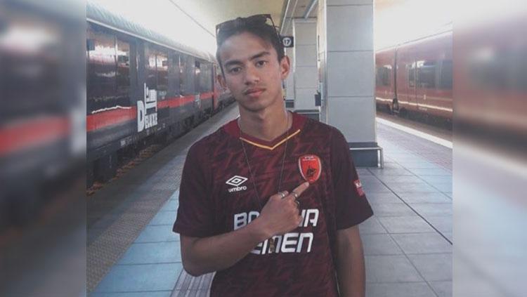Bakat muda Indonesia Muhammad Rafid Habibie merupakan penggemar PSM Makassar. Copyright: Instagram@rafidhabibie