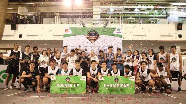 Para juara di IBL Gojek 3x3 Seri Bandung - INDOSPORT