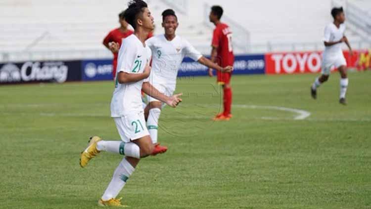 Penyerang Timnas Indonesia U-15, Muhammad Valeron.