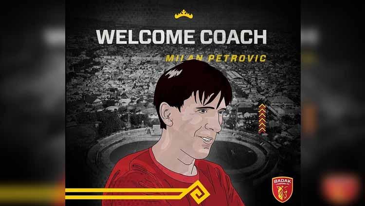 Badak Lampung FC resmi tunjuk Milan Petrovic jadi pelatih