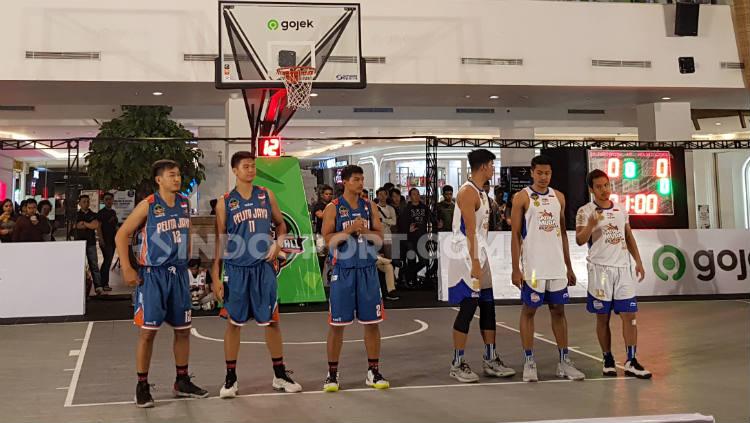 Laga final IBL Gojek 3x3 seri 4 mempertemukan Satria Muda dan Pelita Jaya.