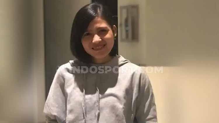 Atlet lari Sumatera Selatan, Srimaya Sari membidik satu tempat untuk tampil di Kejuaraan Asia Tenggara SEA Games Filipina 2019 mendatang. Foto: Muhammad Effendi/INDOSPORT